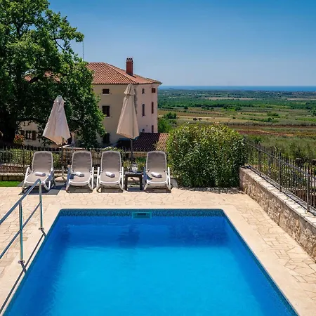 Bellavista Poletti Mit Pool Und Meerblick Višnjan